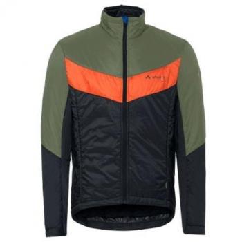 Vaude Kuro Isolationsjacke grün/rot-orange/schwarz - M