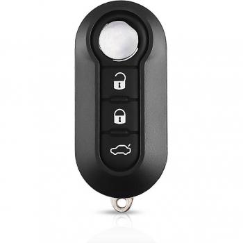KEYYOU 3 Buttons Key Case for FIAT Panda