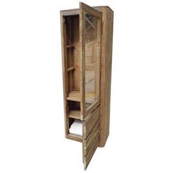 Sheeshamholz Vitrine mit Glastür