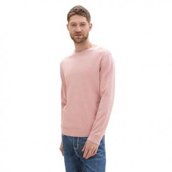 Tom Tailor Basic Knit Sweater Dusty Pink Melange male L