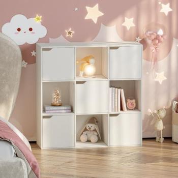 Mueble de almacenamiento infantil Ljunshund 90x90x30 cm - Blanco