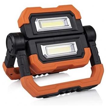 FCL-76013 Smartware Butterfly LED-Arbeitsleuchte – 10 W, 3,7 V, Orange – 21 × 25 × 5 cm