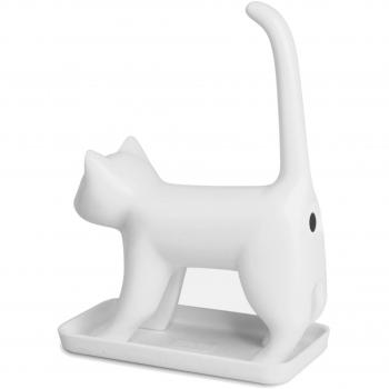 Forte Fin Bum chats miauler taille-crayon Nouveauté cadeau d'amusement - Blanc