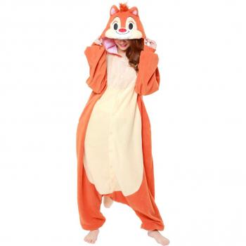 Oranje Polaire Kigurumi Dale van SAZAC – Uniek
