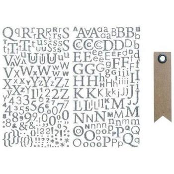 Set di Letture Brillanti Argento + 20 Stickers Kraft con Gagliare