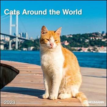 Calendrier broché Chats autour du monde