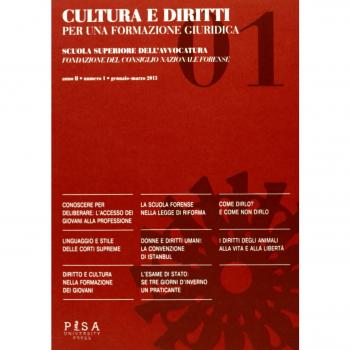 Cultura e diritti. Per una formazione giuridica