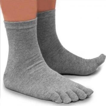 5 Pairs of Breathable Five Finger Socks for Men and Women - Spring/Winter Style