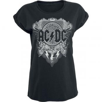 AC/DC Black Ice Mädchen‑Tee, Schwarz – Passend für Frauen