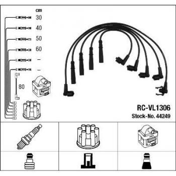 Kit Cavi Candele NGK 44249