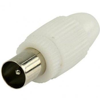 CABLEPELADO Conector CEI Macho Recto 7mm Blanco