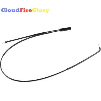BMW E70 X6 2007 Engine Hood Release Cable 51237184456