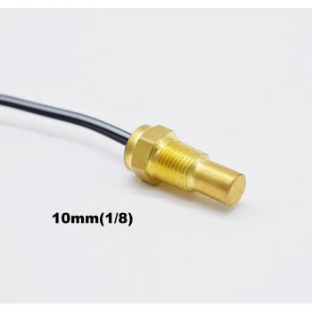 Digital Water Temperature Sensor for Universal Car and Truck, 50K Head Plug, Compatible with 10MM, 12MM, 14MM, 16MM, Dual Wires