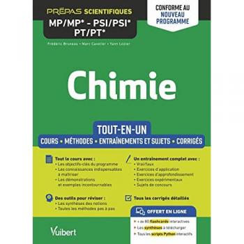 Chimie MP/MP* PSI/PSI*  PT/PT* - Tout-en-un - Conforme à la nouvelle réforme