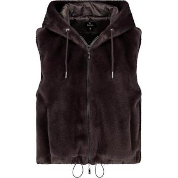 Monari Gilet Marron Doux 46