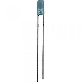 Cylindrical Blue LED 5mm 50mcd