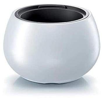 Pot de fleurs 32L Heos 2en1 avec insert rond Ø 436 mm blanc