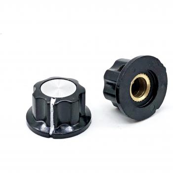 2Pcs 6mm Potentiometer Rotary Knob Caps