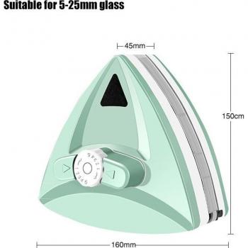 Nettoyeur de vitres magnétique double face