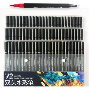 Rotuladores de acuarela para niños, 100 colores, punta dual para pintura y dibujo DIY