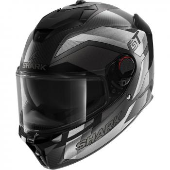 Shark Casco Integral Spartan GT Pro Carbono-Plateado Cromado