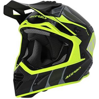 Crosshelm Acerbis X-Track Schwarz-Fluo Gelb