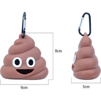 Shit-shaped Poop Bag Holder