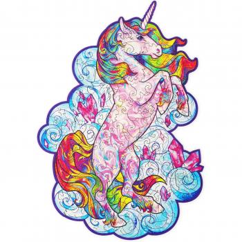 Puzzle Licorne Inspirante - Taille S 103 Pièces