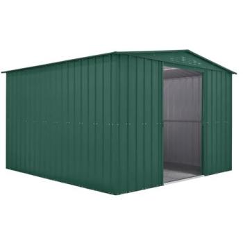 Mercia Apex 10x10 Green Metal Storage Unit