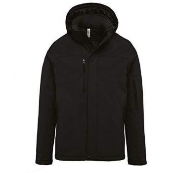 Herren Softshelljacke Kariban mit Kapuze