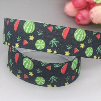 Watermelon Pineapple 7/8 Grosgrain Ribbon - 5 Yards