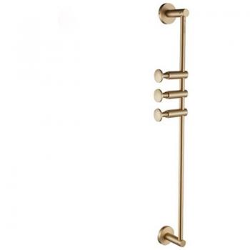 Percha de Pared de Tela de Latón 60cm para Dormitorio