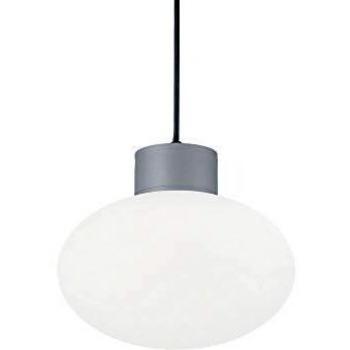 Ideal Lux Clio Outdoor Porch Pendant Light Grey
