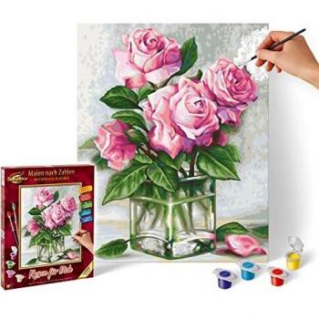 Schipper Malen nach Zahlen Master Class Classic 24x30cm Rosen für Dich