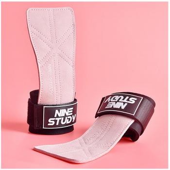 Gants de Haltérophilie en Cuir avec Grip Antidérapant - 1 Paire, Rose