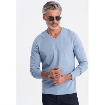 OMBRE Herren Longsleeve mit V-Ausschnitt