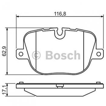 Bremsbeläge für LAND ROVER 0 986 494 409