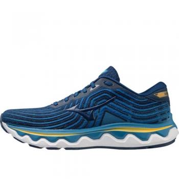 Mizuno Wave Horizon 6 Men's Running Shoes - Blue, Size: 8 1/2 UK