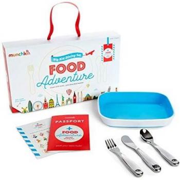 Munchkin Food Adventure Blue Dining Set