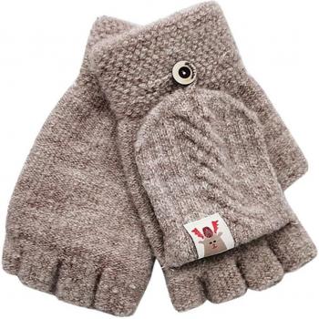 Kids Cartoon Flip Top Mittens