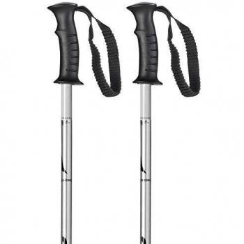 Bastón ATOMIC ALU JR, Renta, Juventud Unisex, Plateado, 105cm