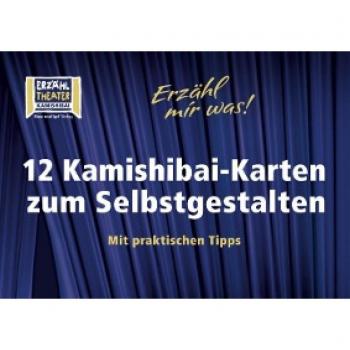 Kamishibai Bildkarten: 12 Blankokarten DIN A3 im Kartonschuber