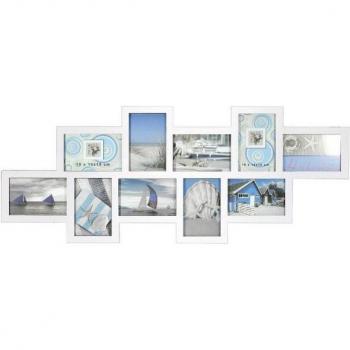 The Wall Galerierahmen für 10 Bilder, weiß, 80 x 38 cm