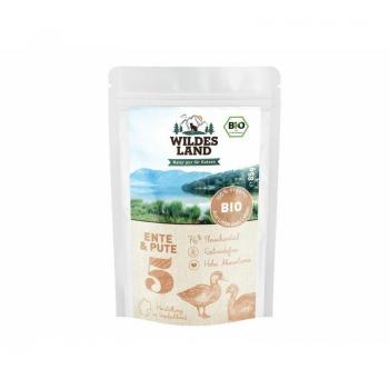 Wildes Land Nassfutter Adult BIO Ente & Pute 85 g