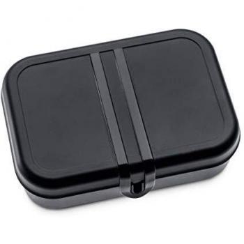Lunchbox z separatorem Pascal L czarno-biały