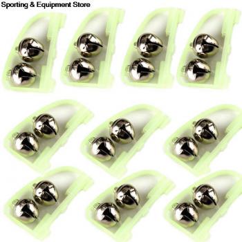 Twin Rod Tip Fishing Bell Alarm - 10 Pcs