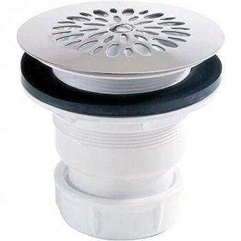 Bonde de douche à grille inox 60 mm - sortie verticale - 0205049 NICOLL