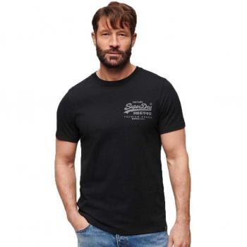 T-shirt Superdry Classic Vl Heritage Nero Black Marl L