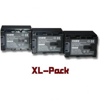 Batterie VHBW 2400 mAh 33X con Infochip per Videocamera JVC GZ‑E565