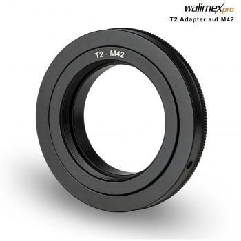 Walimex pro T2 Adapter auf M42, Objektivadapter, Schwarz